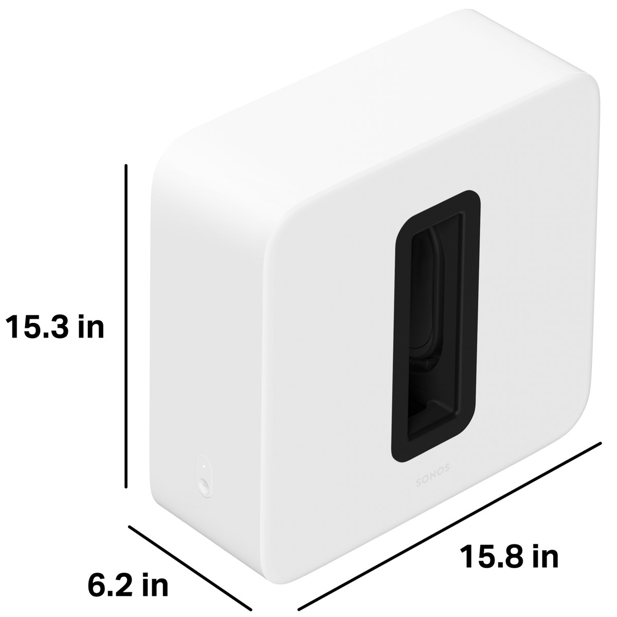 Sonos Sub 4 — White — view 3