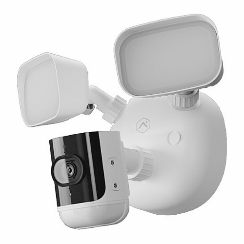 Alarm.com 4MP WiFi camera floodlight – AC powered — view 2