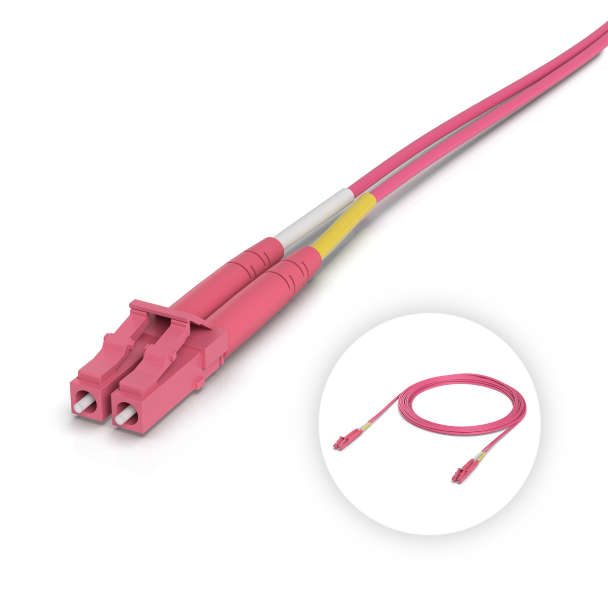 Ubiquiti OM4 Duplex LC UPC Fiber Patch Cable — 5 m (16 ft) — view 2