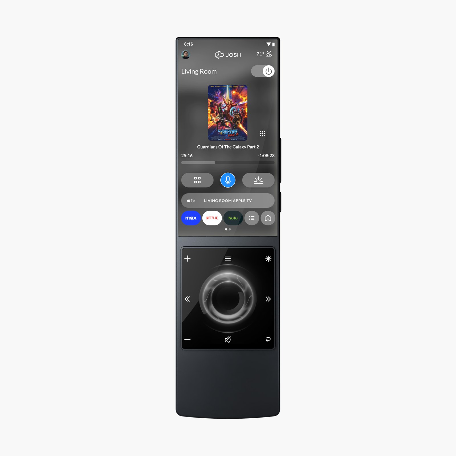 Josh.ai Josh Cinema Remote — view 3