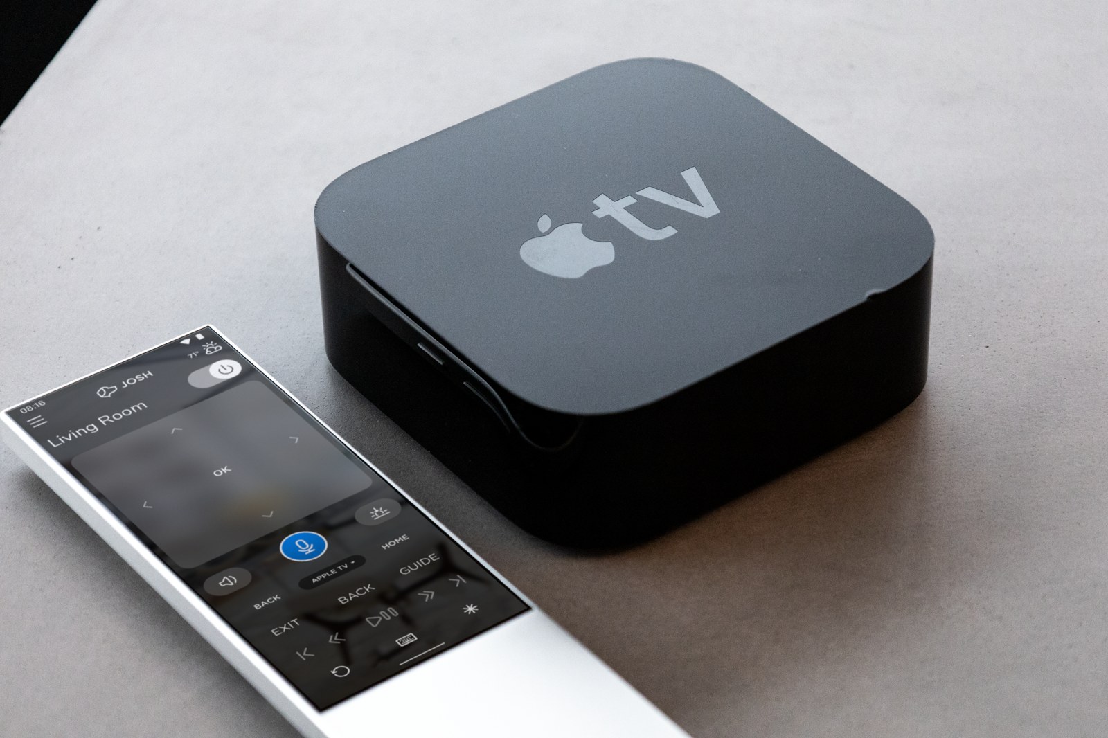 Josh.ai Josh Home Remote — Silver — view 3