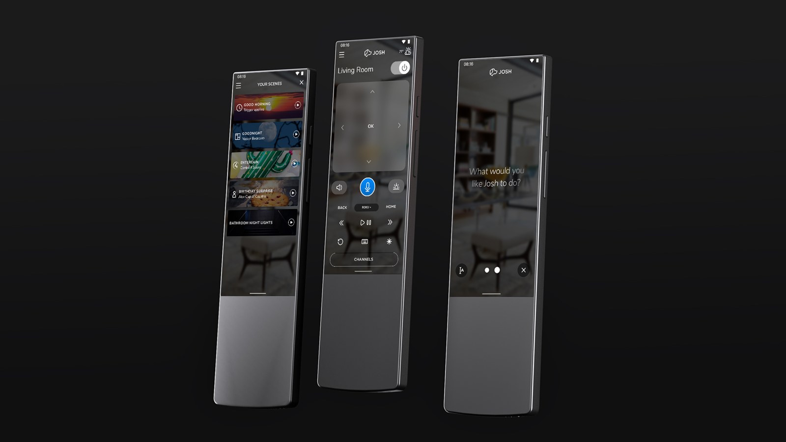 Josh.ai Josh Home Remote — Silver — view 4
