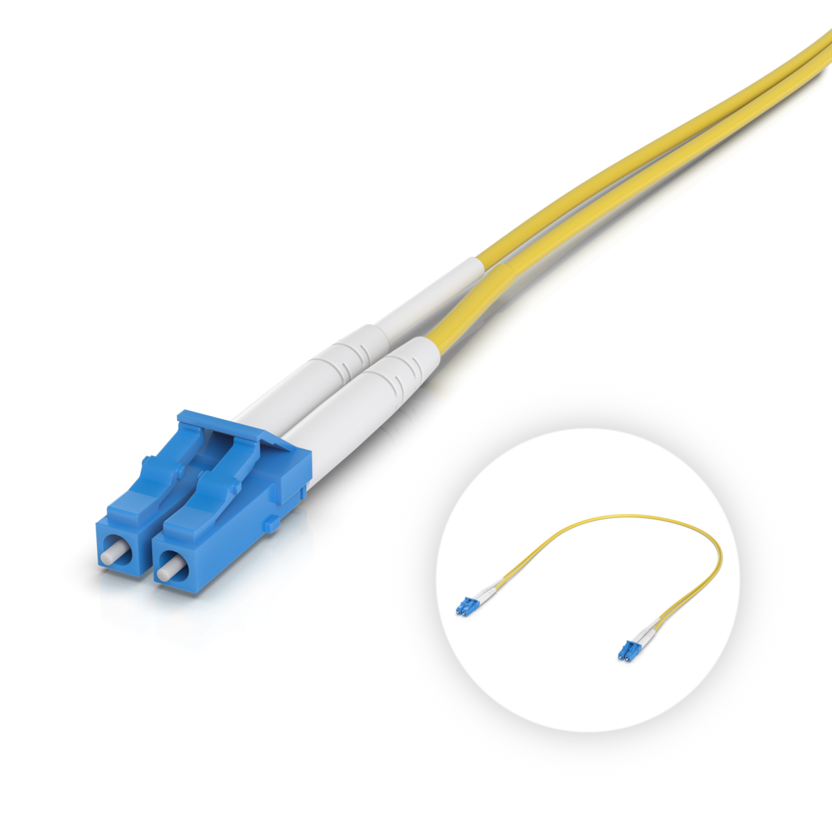 Ubiquiti OS2 Duplex LC UPC Fiber Patch Cable — 0.5 m (1.6 ft) — view 2