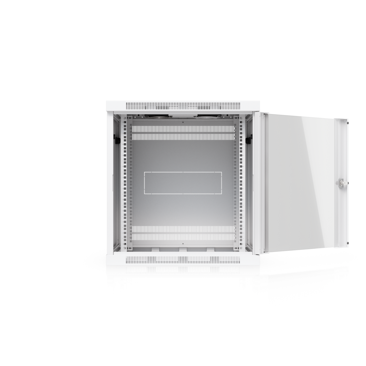 Ubiquiti 12U Rack Cabinet, 600 mm, Glass Door — view 2